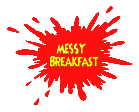 Messy breakfast logo