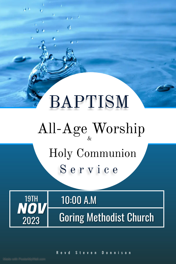 Baptism Service - Made with Po