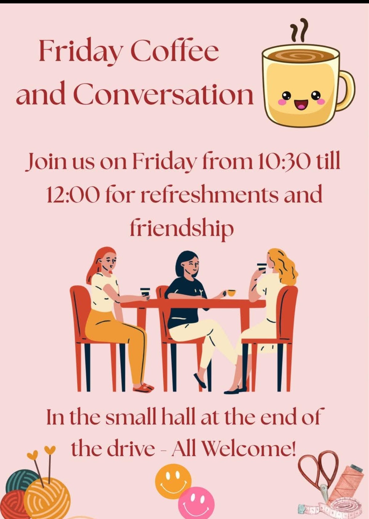 Friday coffee poster